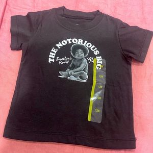 Notorious B.I.G baby tee available in size 12months and 18months